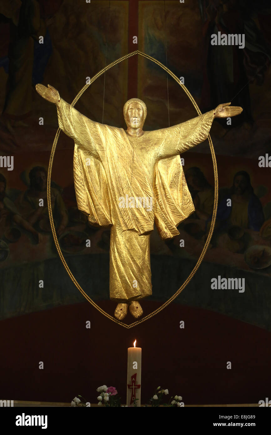 SaintFerdinanddesTernes church Christ in glory Stock Photo Alamy