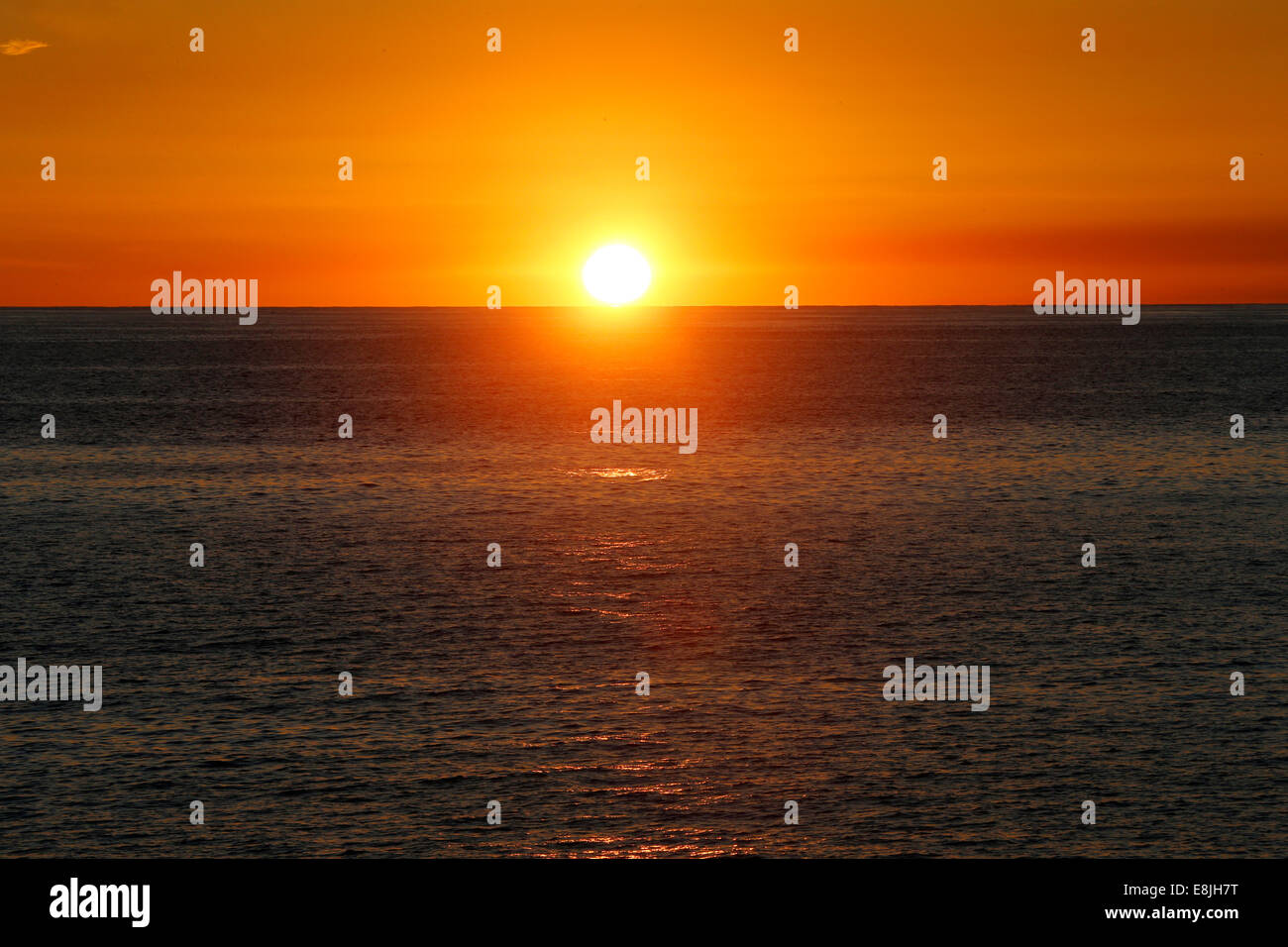Sunset. Stock Photo
