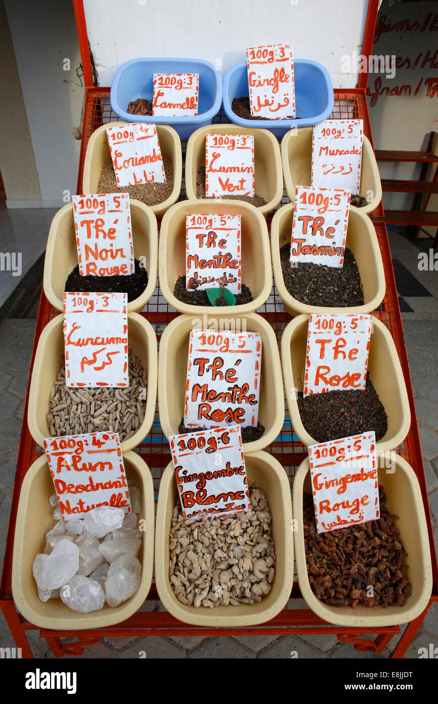 Tea and spice shop Stock Photo Alamy