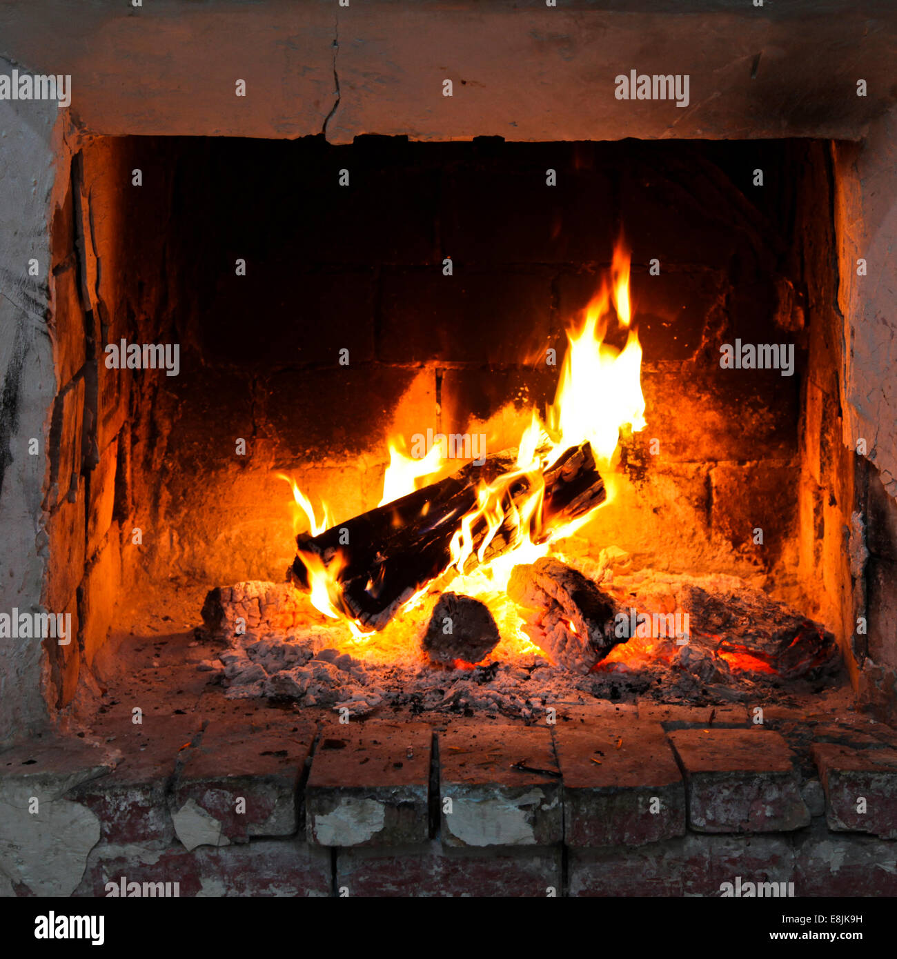 Fireplace Stock Photo