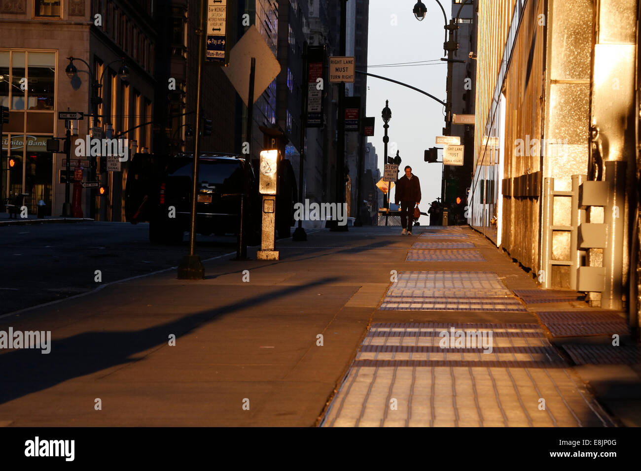 Early morning. Manhattan. Stock Photo