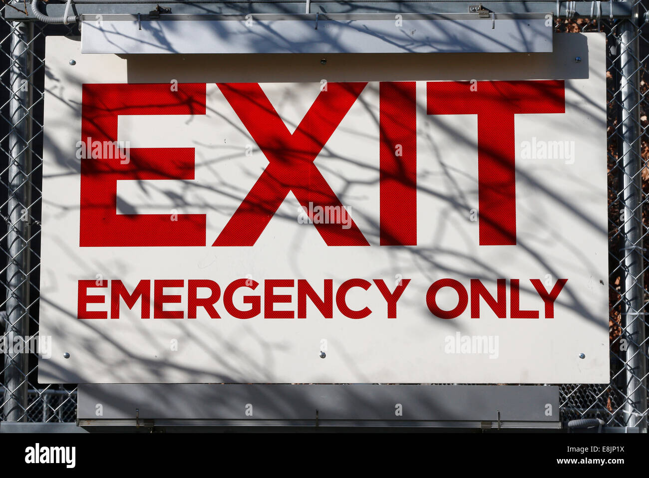 Exit. Stock Photo