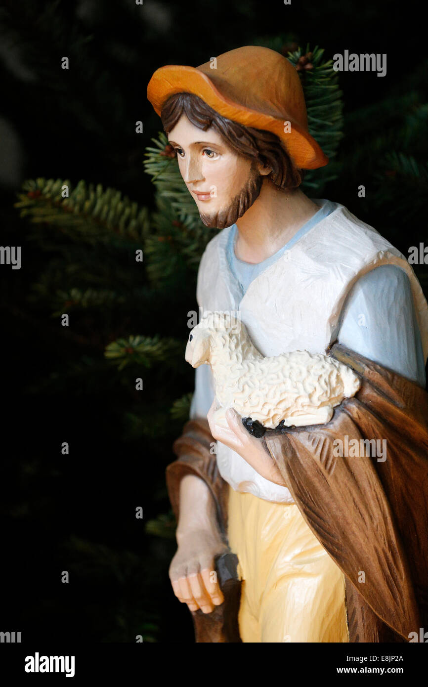 Christmas crib the shepherd hires stock photography and images Alamy