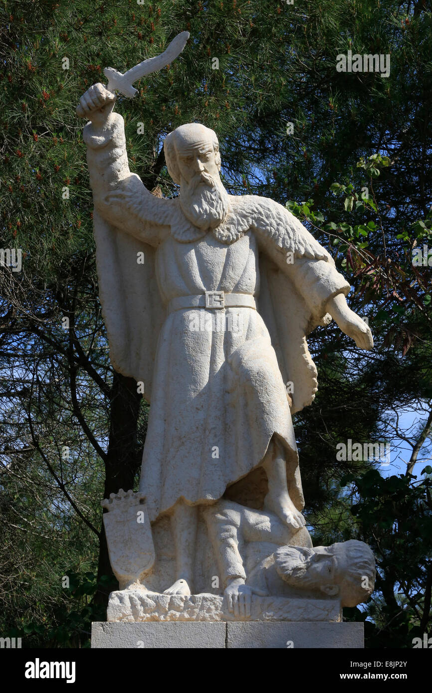 Mount Carmel. Prophet Elijah. Stock Photo