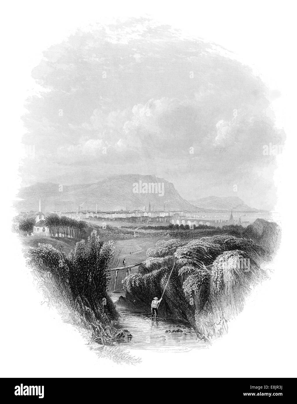 Belfast County Antrim Ireland circa 1841 Stock Photo