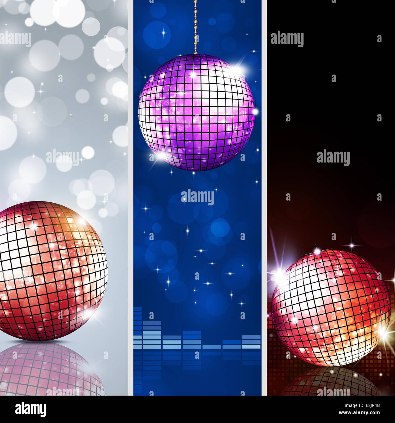 Disco ball equalizer hi-res stock photography and images - Alamy