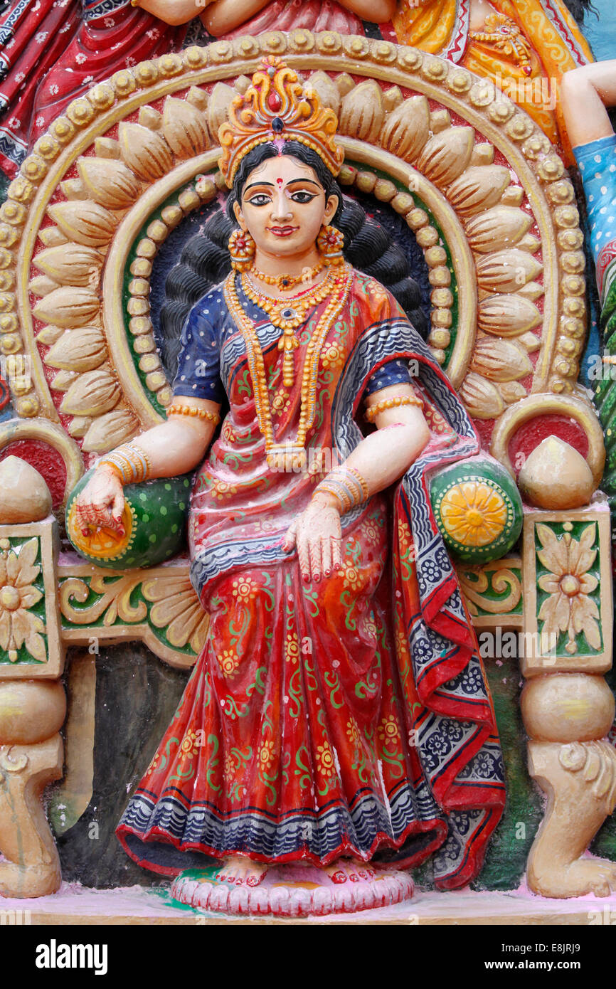 Maha Abhisheka For Sri Sri Radha Krishna - Sri Krishna seated ...