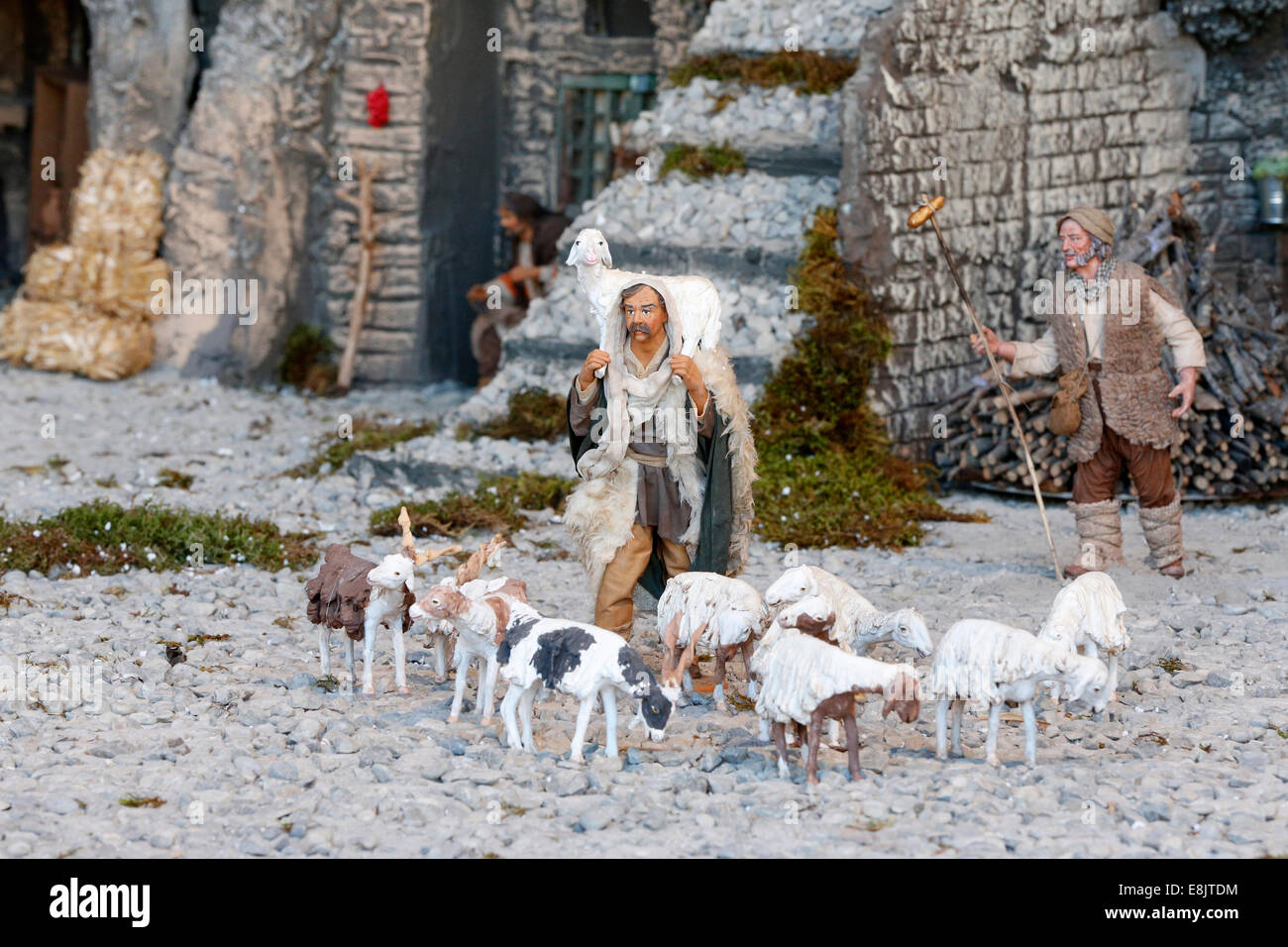 Christmas crib the shepherd hires stock photography and images Alamy