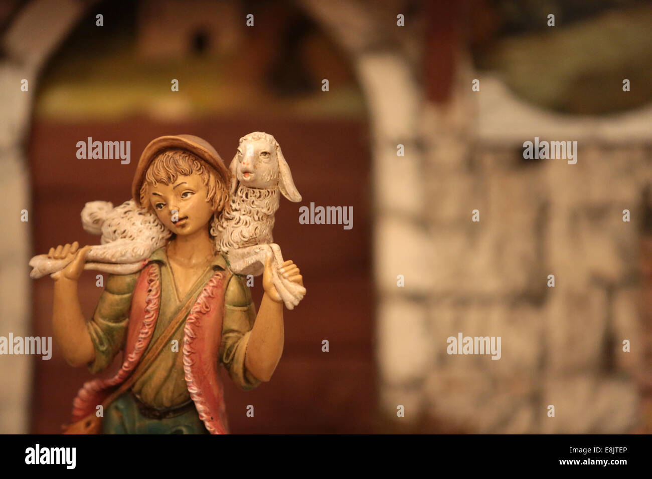 Christmas crib the shepherd hires stock photography and images Alamy