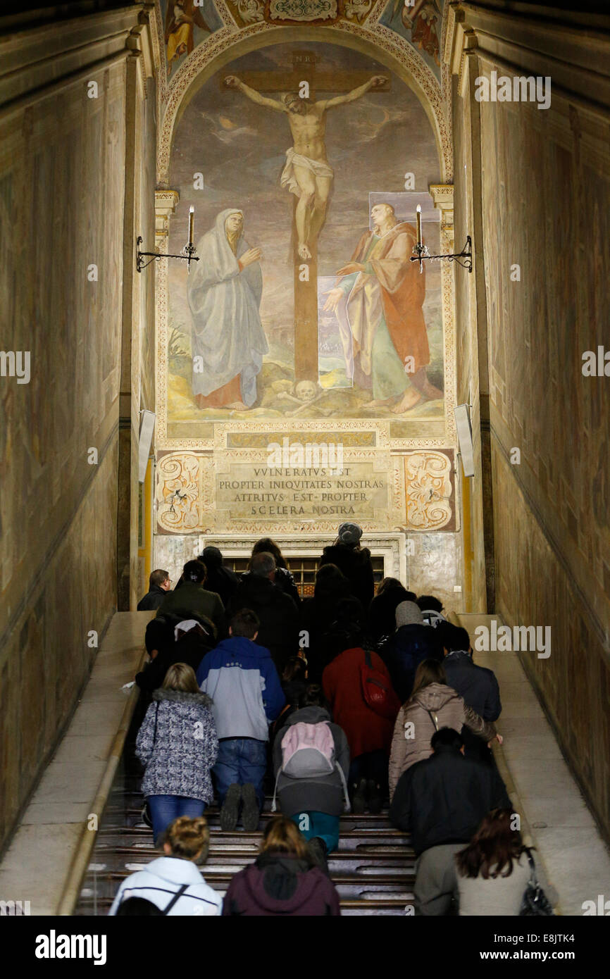 Holy Stairs Lateran Complex Basilique Saint Jean De Latran Stock Photo Alamy