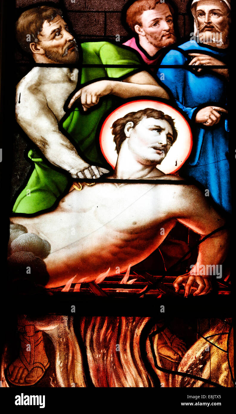 Martyr. Saint-Charles Church. Stock Photo