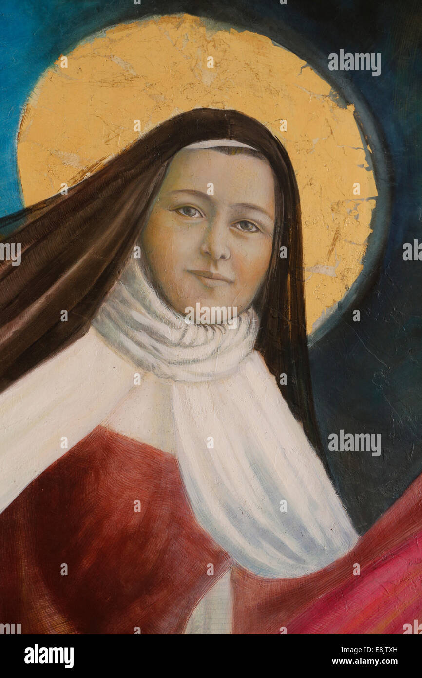 Saint ThŽrse of Lisieux. Stock Photo