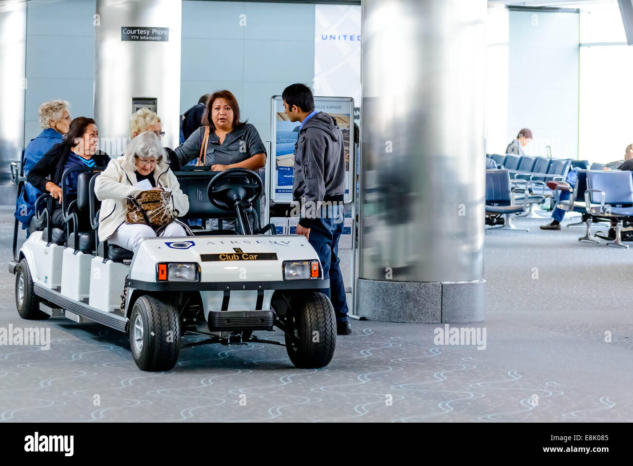 DIA, DEN, Denver International Airport, CO People and passengers