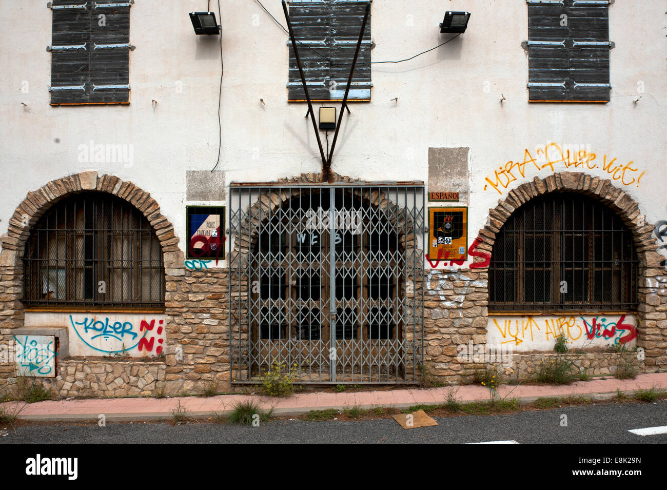 Spain france border customs hi-res stock photography and images - Alamy
