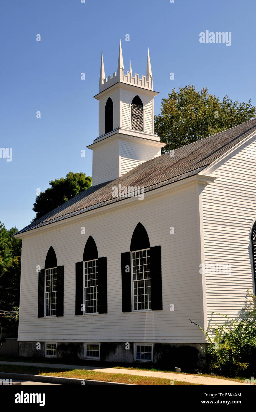 Newfane, Vermont 1832 Union Hall, the first meeting house church in