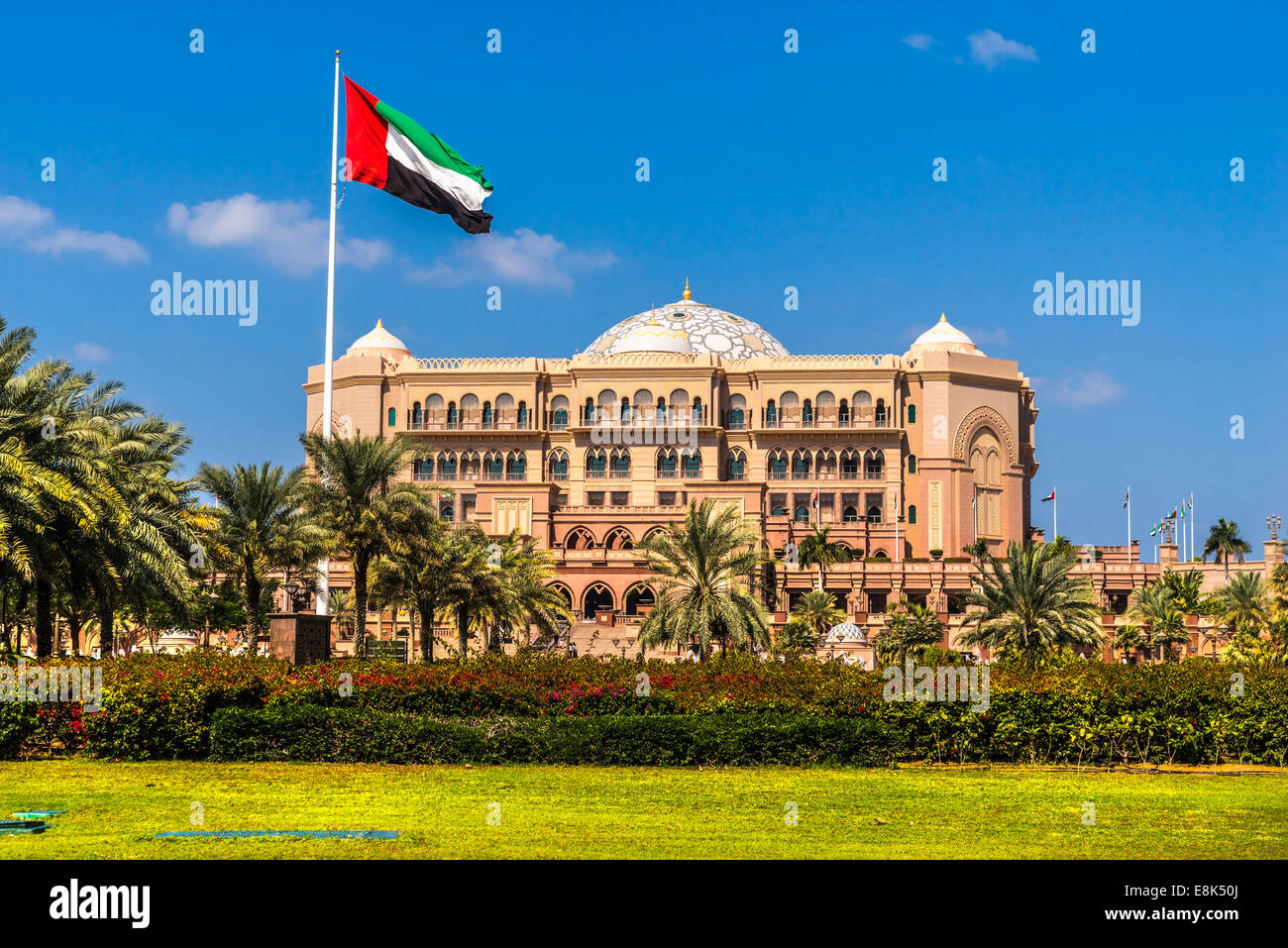 Emirates Palace, Abu Dhabi, United Arab Emirates Stock Photo