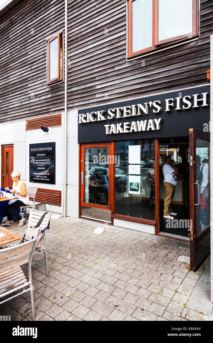Rick Stein's Stein fish and chips Falmouth takeaway Cornwall UK England