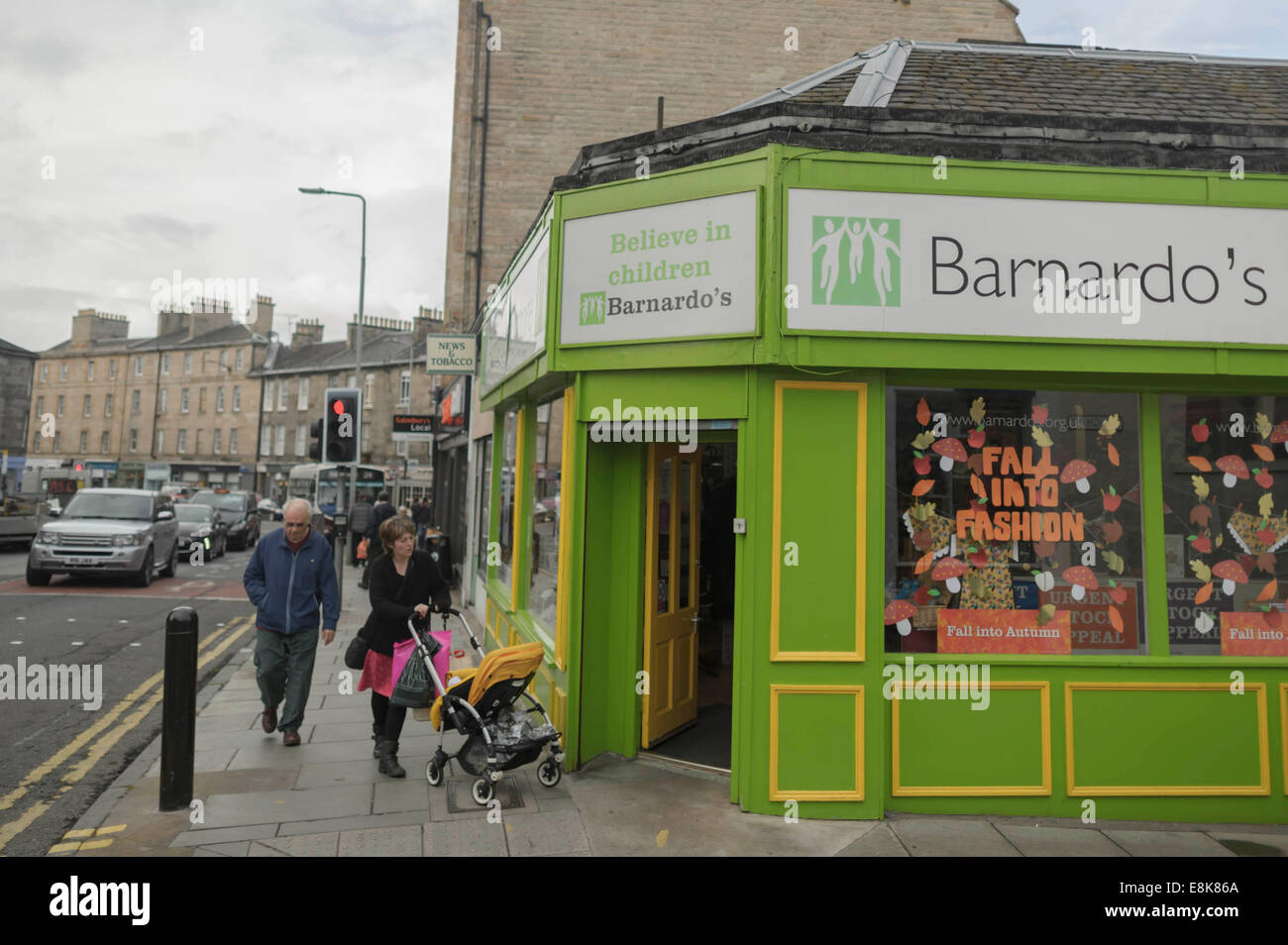 Charity Shop In High Street High Resolution Stock Photography and