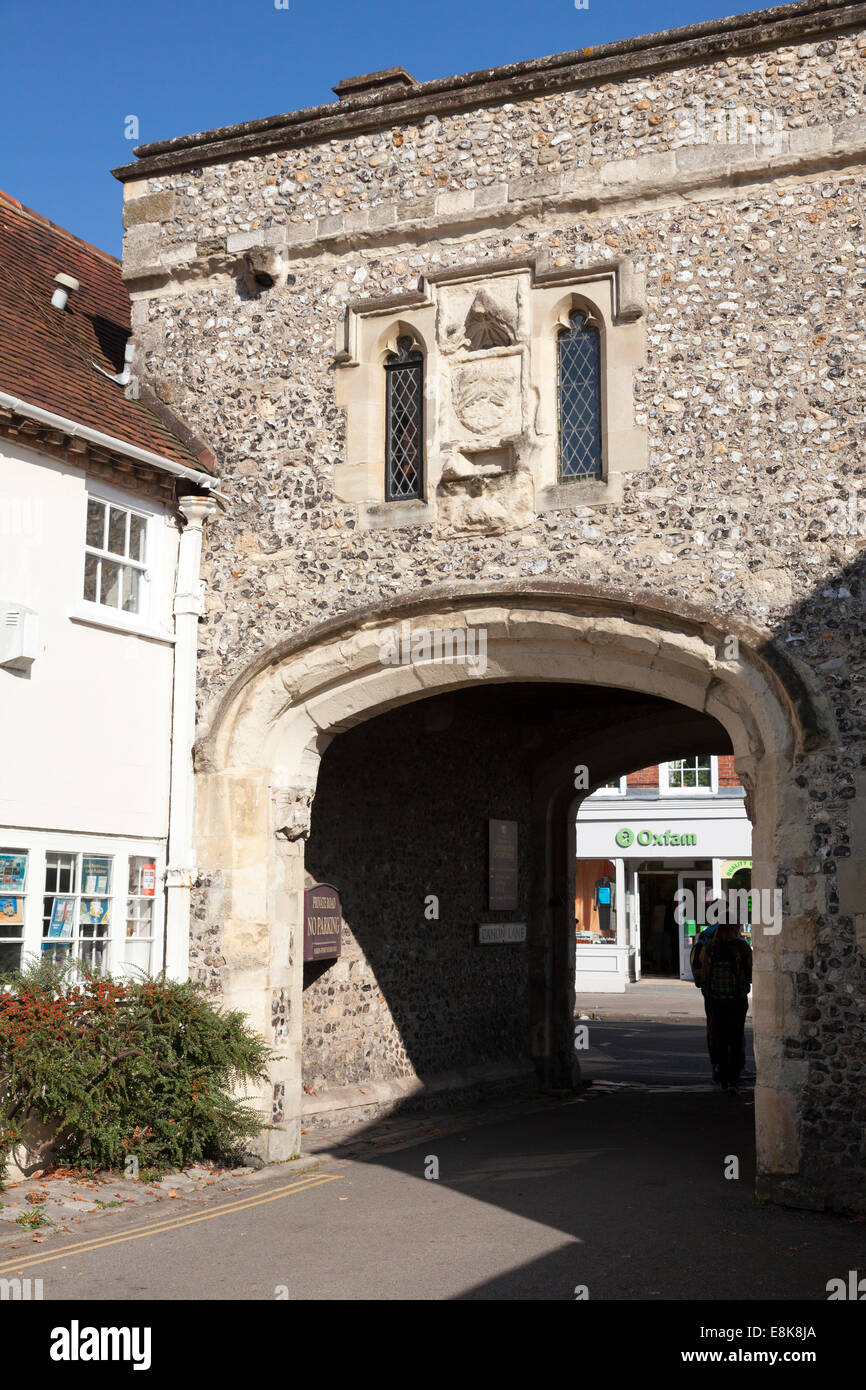 Canon Gate, Chichester, West Sussex Stock Photo
