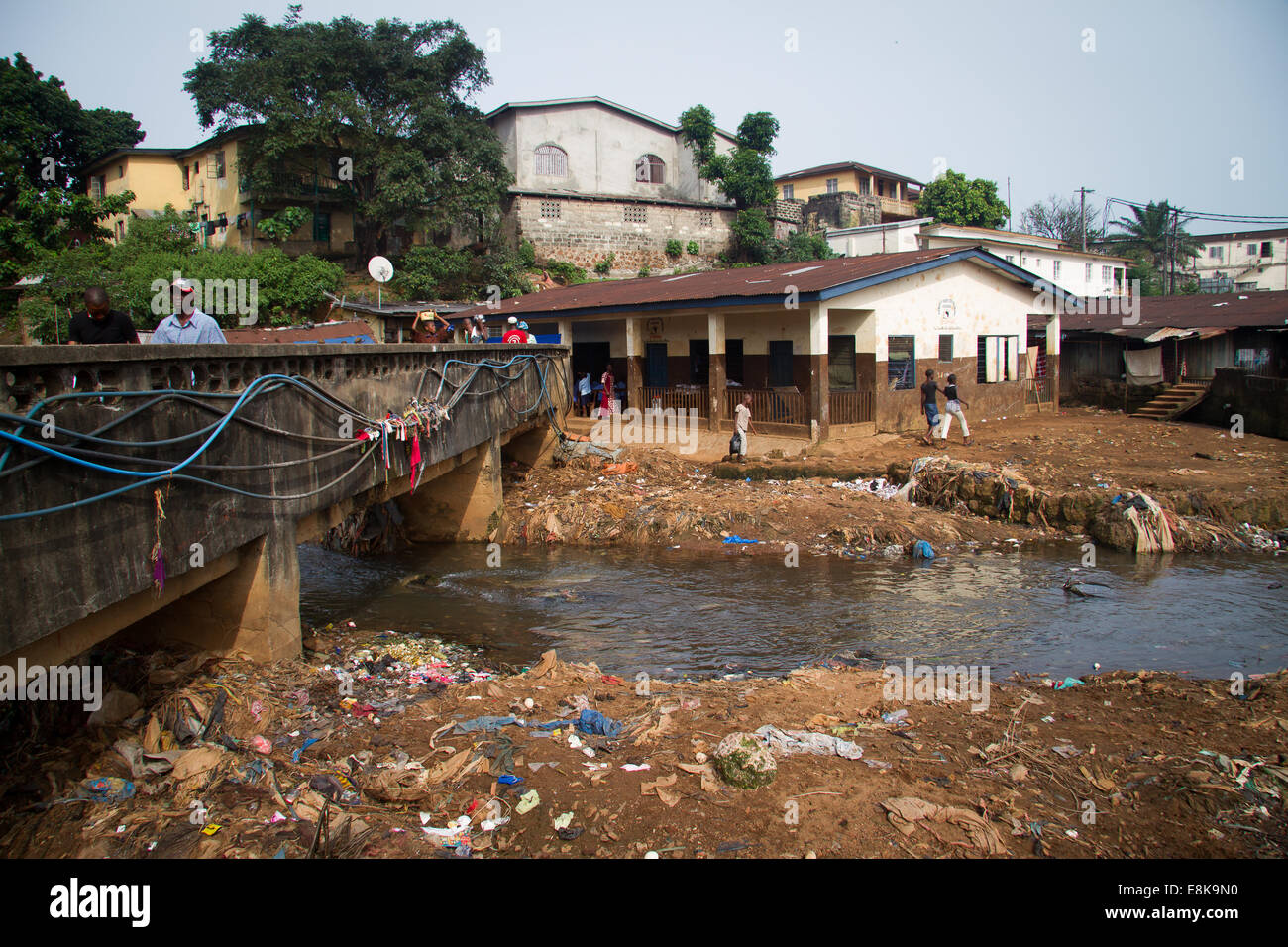 Elementary school in Kroo Bay, Freetown, Sierra Leone. Photo © Nile Sprague Stock Photo