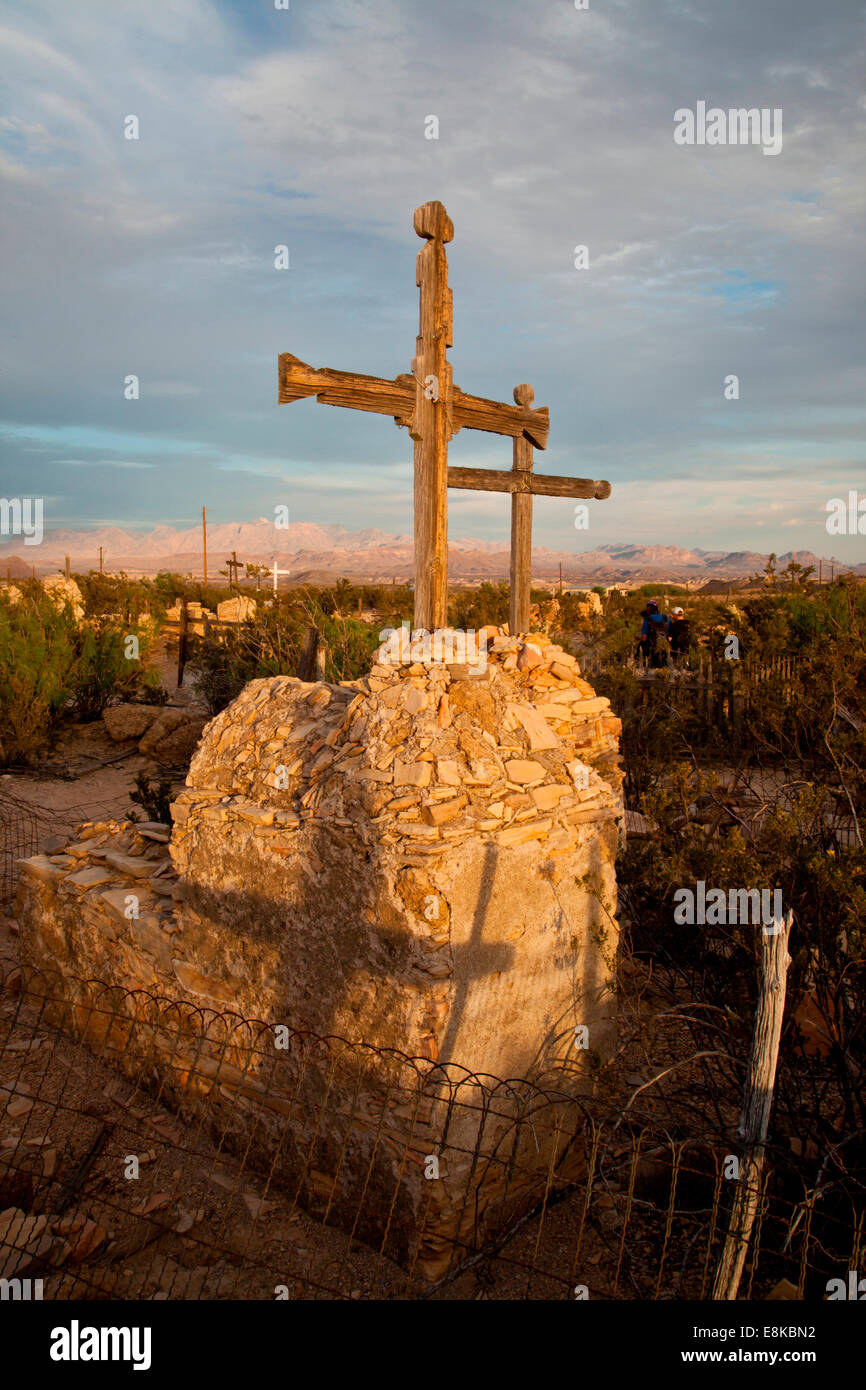 Terlingua, Texas cemetery Stock Photo Alamy