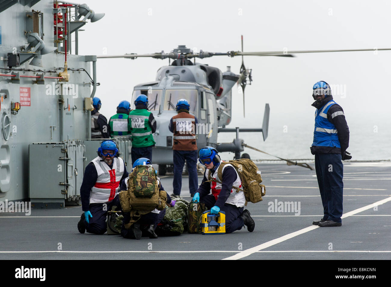 Royal Navy Medical Staff at work onboard RFA Argus, the Royal Navy's ...