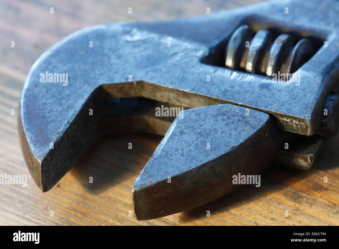 Close up of a monkey wrench. Stock Photo