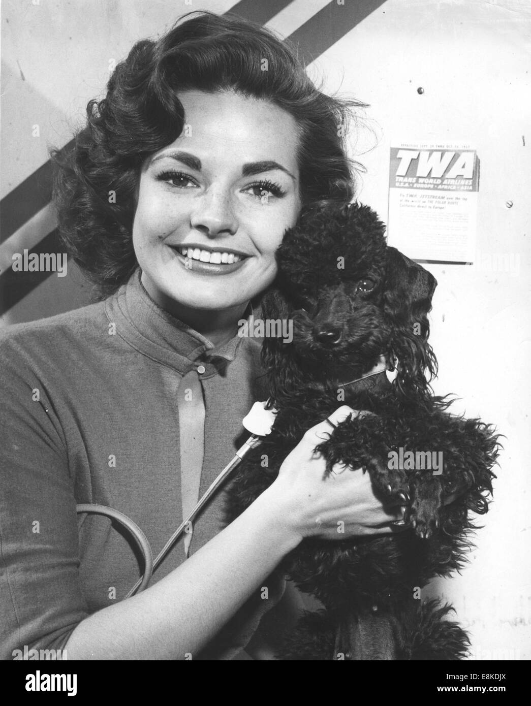 New York, New York, USA. 2nd Mar, 1958. Miss Rheingold Beer 1958 Stock