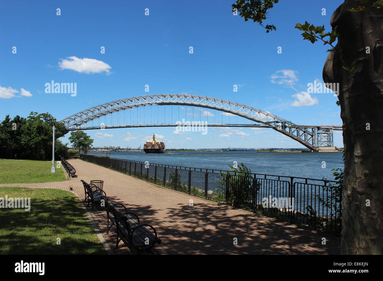 Bayonne Bridge from Staten Island, New York, to Bayonne, New Jersey. Opened 1931 Stock Photo Alamy