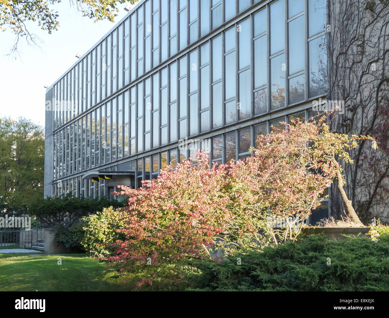 Charles Stewart Mott Building on the campus of the University of