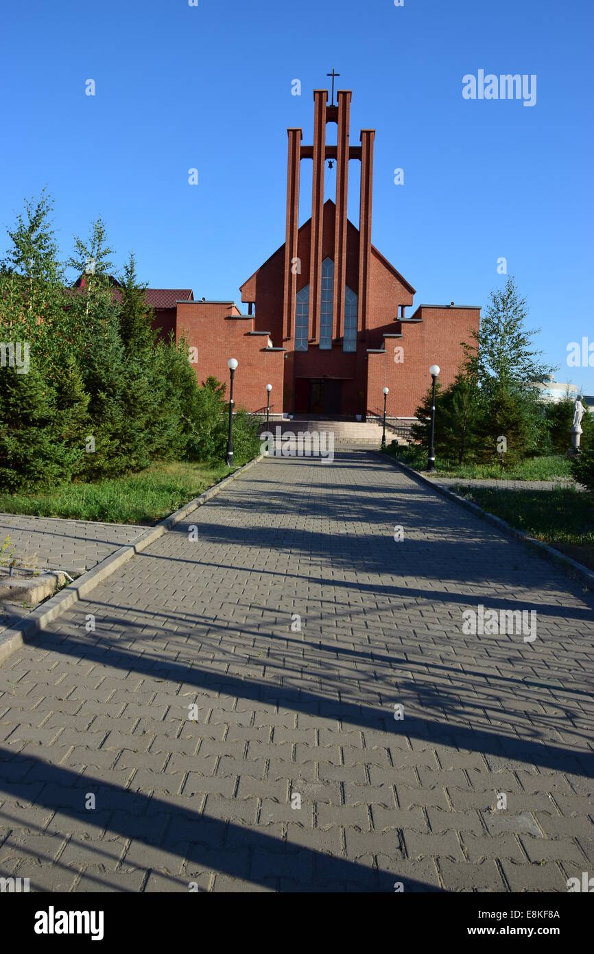 Catholic church in Astana, Kazakhstan Stock Photo - Alamy