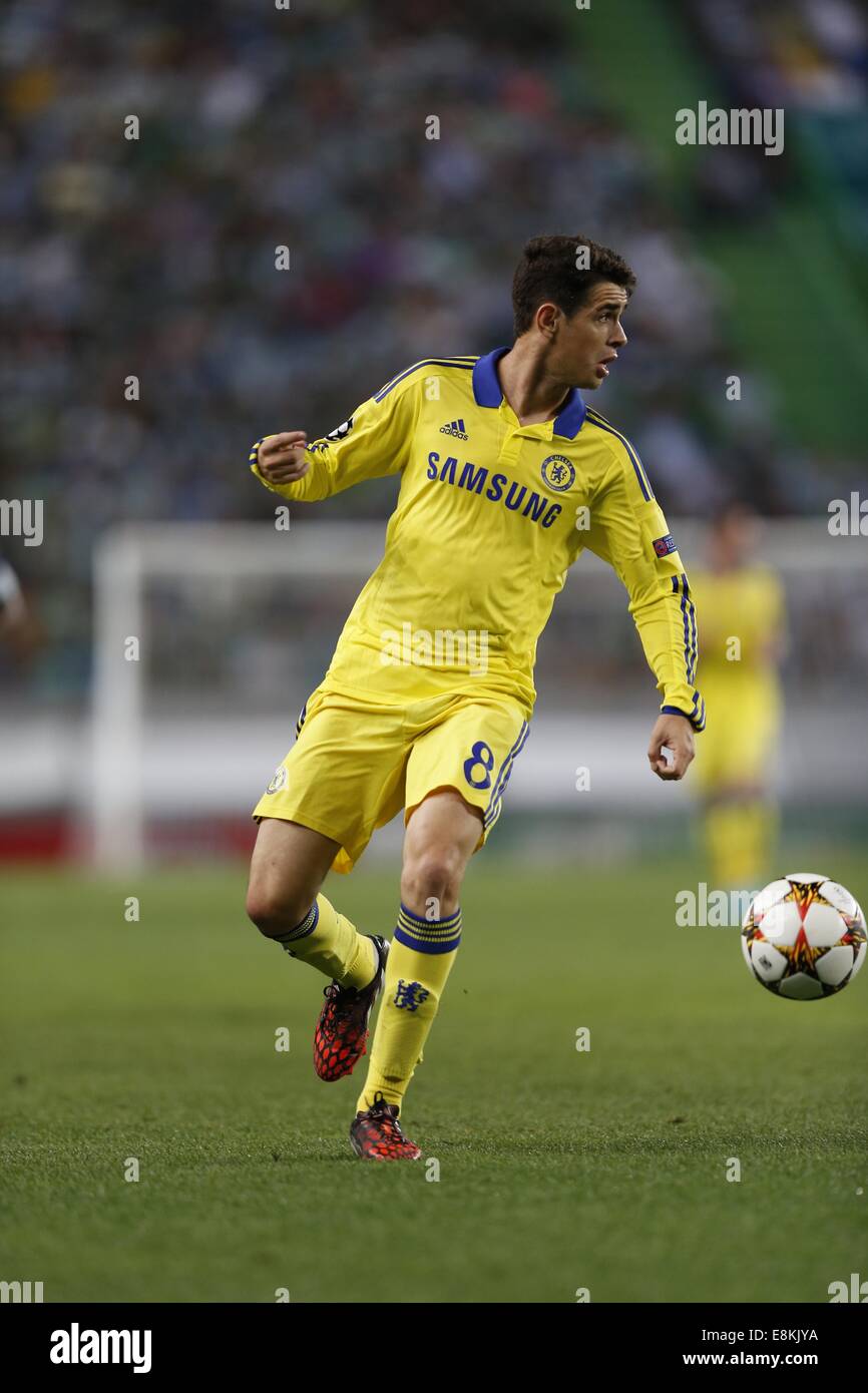 Lisbon, Portugal. 30th Sep, 2014. Oscar (Chelsea) Football/Soccer Stock Photo - Alamy