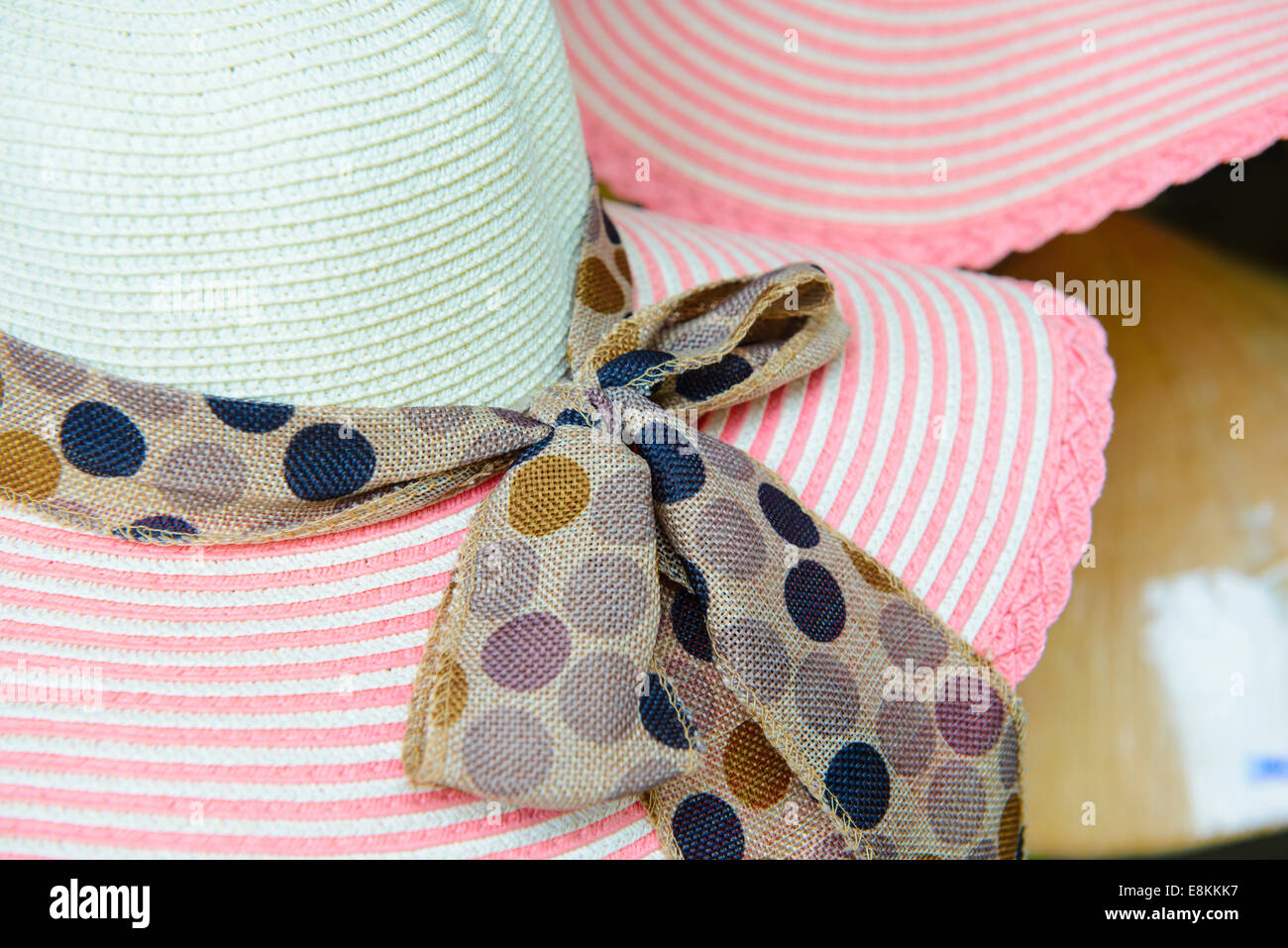 Color straw hat Stock Photo Alamy