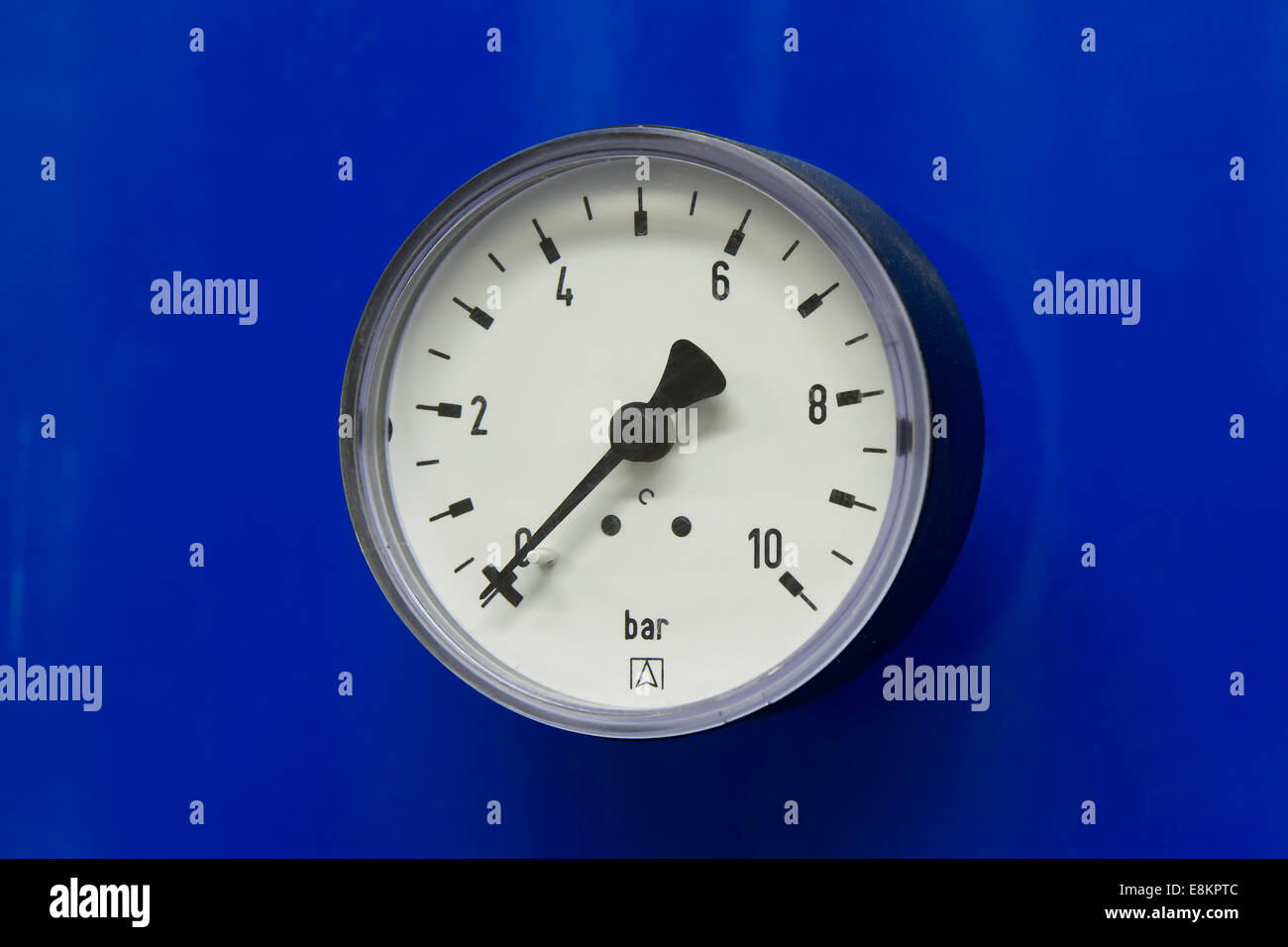 Manometer pressure in the boiler room Stock Photo Alamy