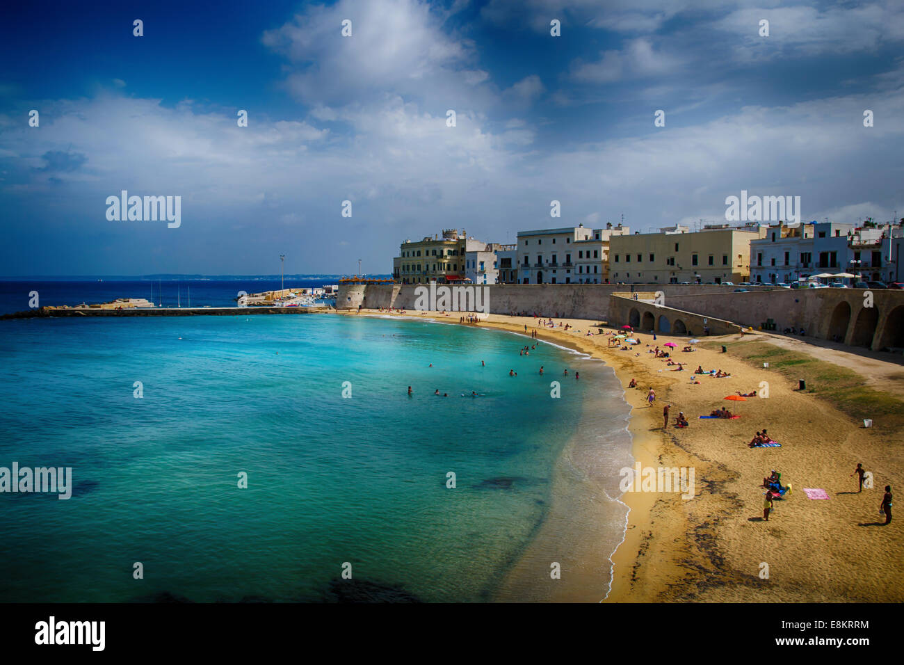 Gallipoli beach Stock Photo