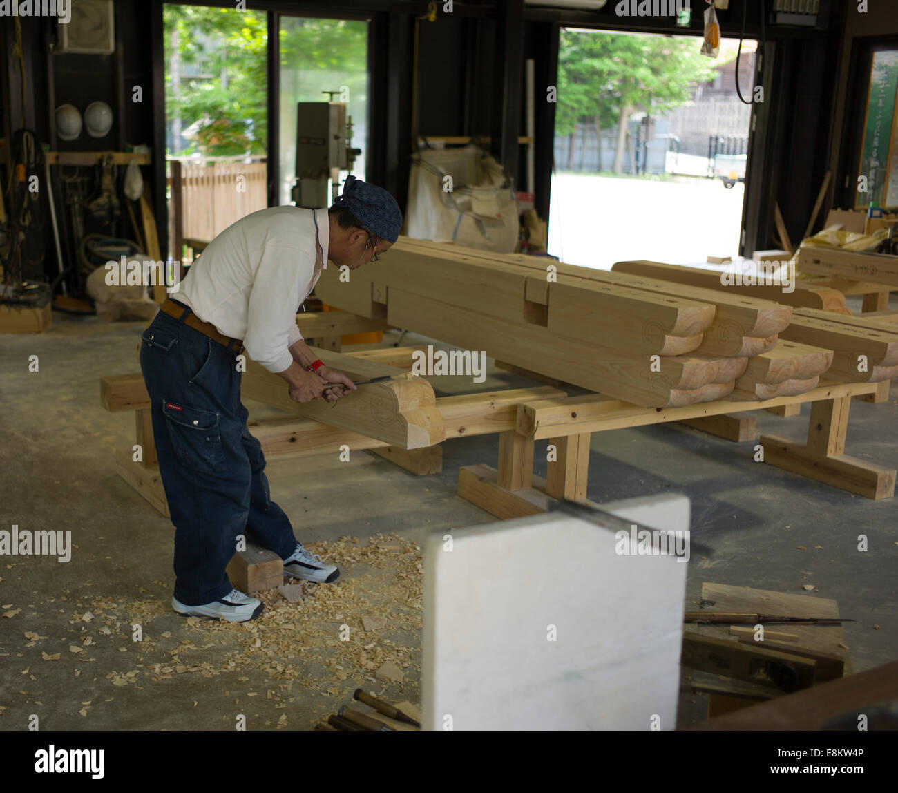Japanese woodworking hi-res stock photography and images - Alamy