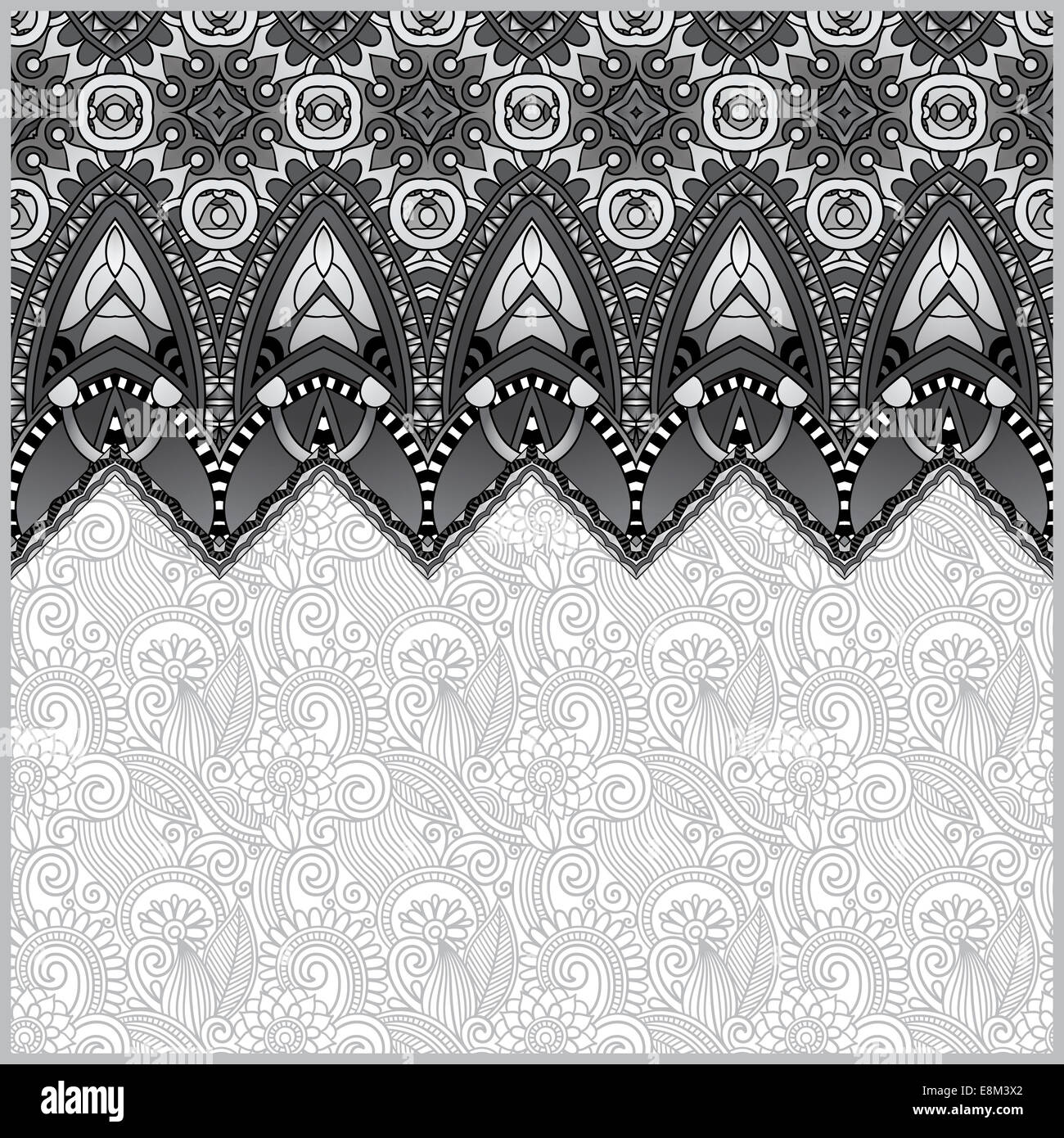 grey moroccan template with place for your text Stock Photo - Alamy