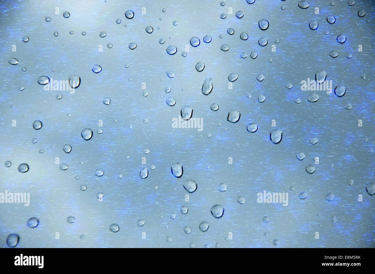 abstract blue color background with drop water Stock Photo - Alamy