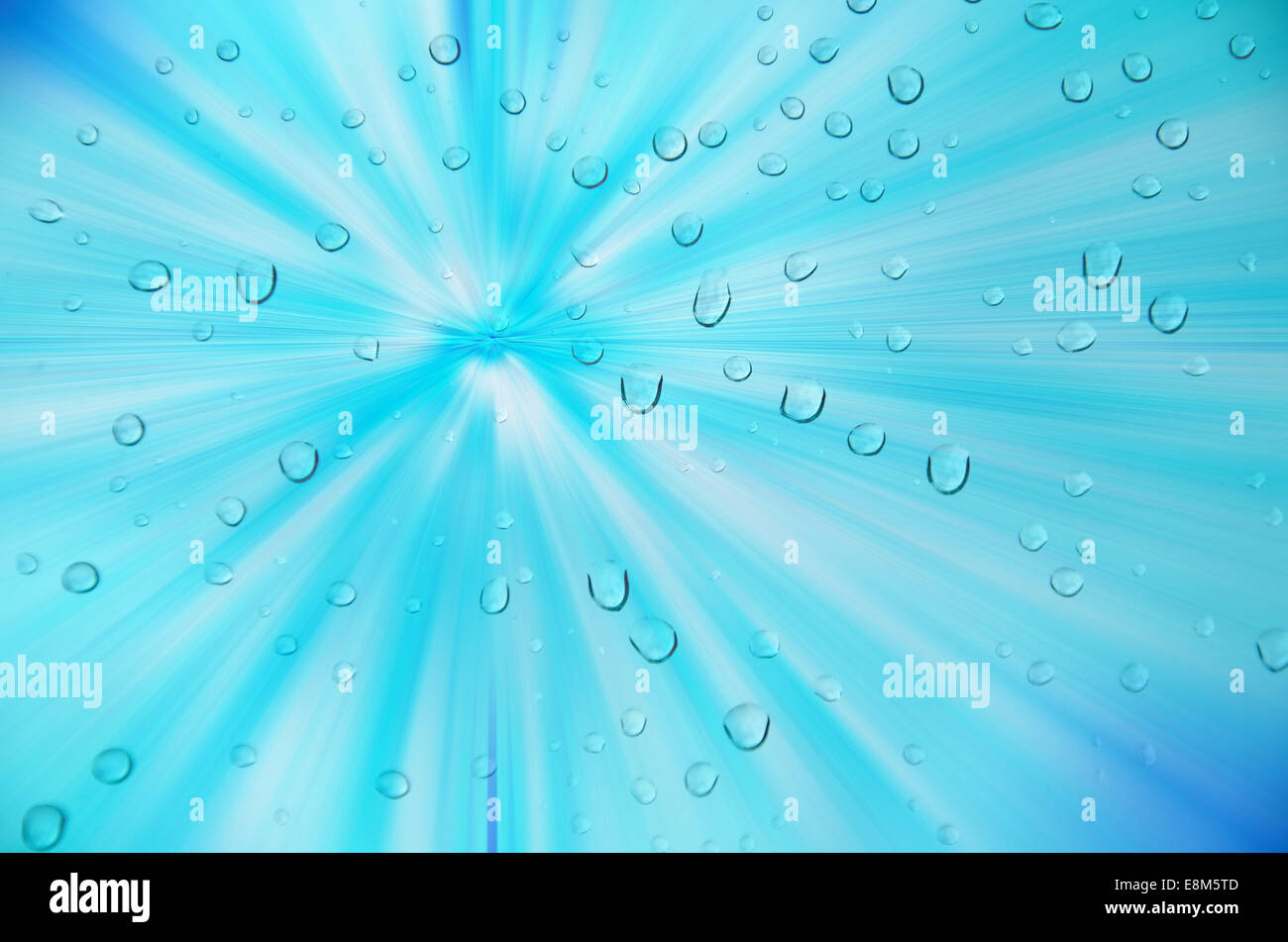 abstract blue color background with drop water Stock Photo - Alamy