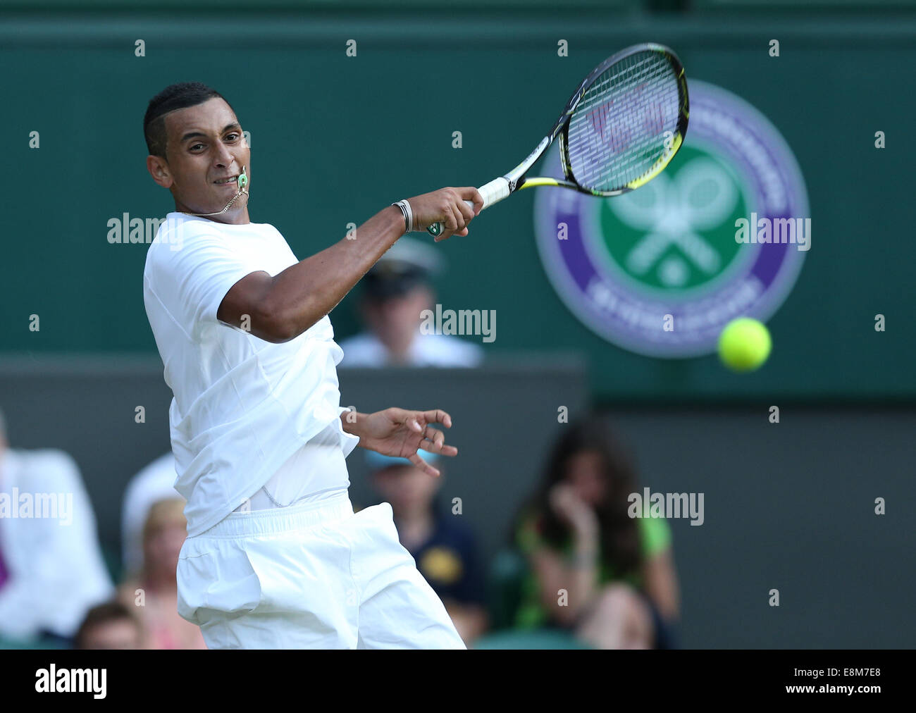 Nick Kyrgios (AUS),Wimbledon Championships 2014,London,England. Stock Photo