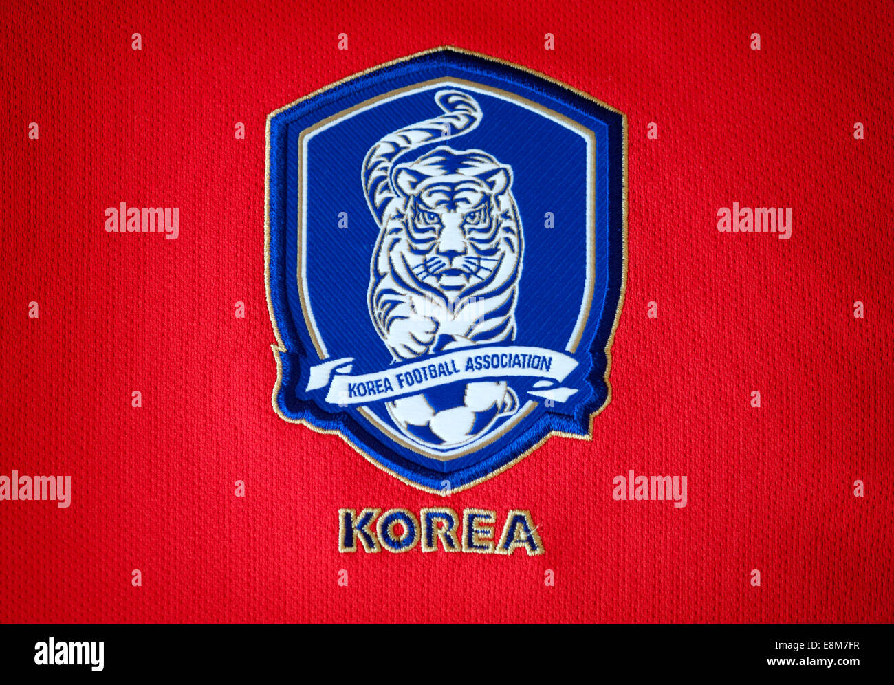Download Close up of the Korea Republic (South Korea) national football team Stock Photo: 74203691 - Alamy