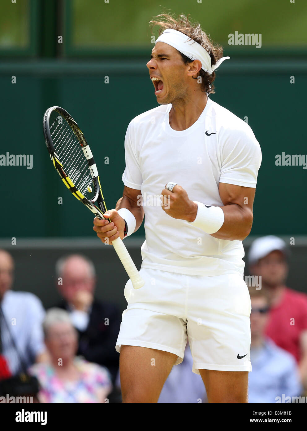 Rafael Nadal (ESP), Wimbledon Championships in 2014, London,England Stock  Photo - Alamy