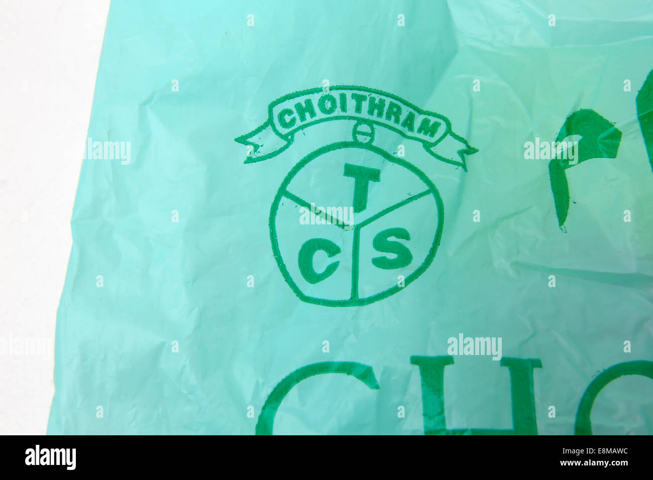 Dubai UAE Choithram Supermarket Plastic Bag Stock Photo Alamy