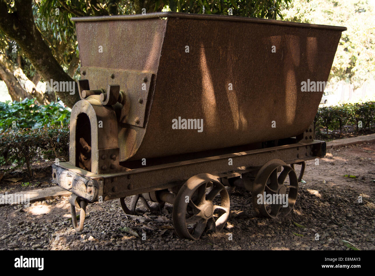 An old railway cart Stock Photo Alamy