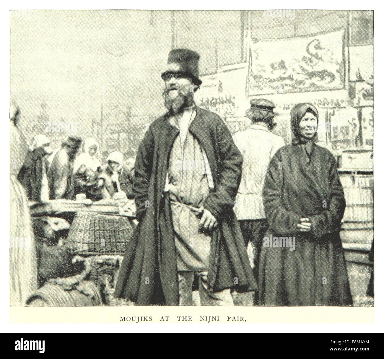 Mujik Russian peasants 19th Cut Out Stock Images & Pictures - Alamy