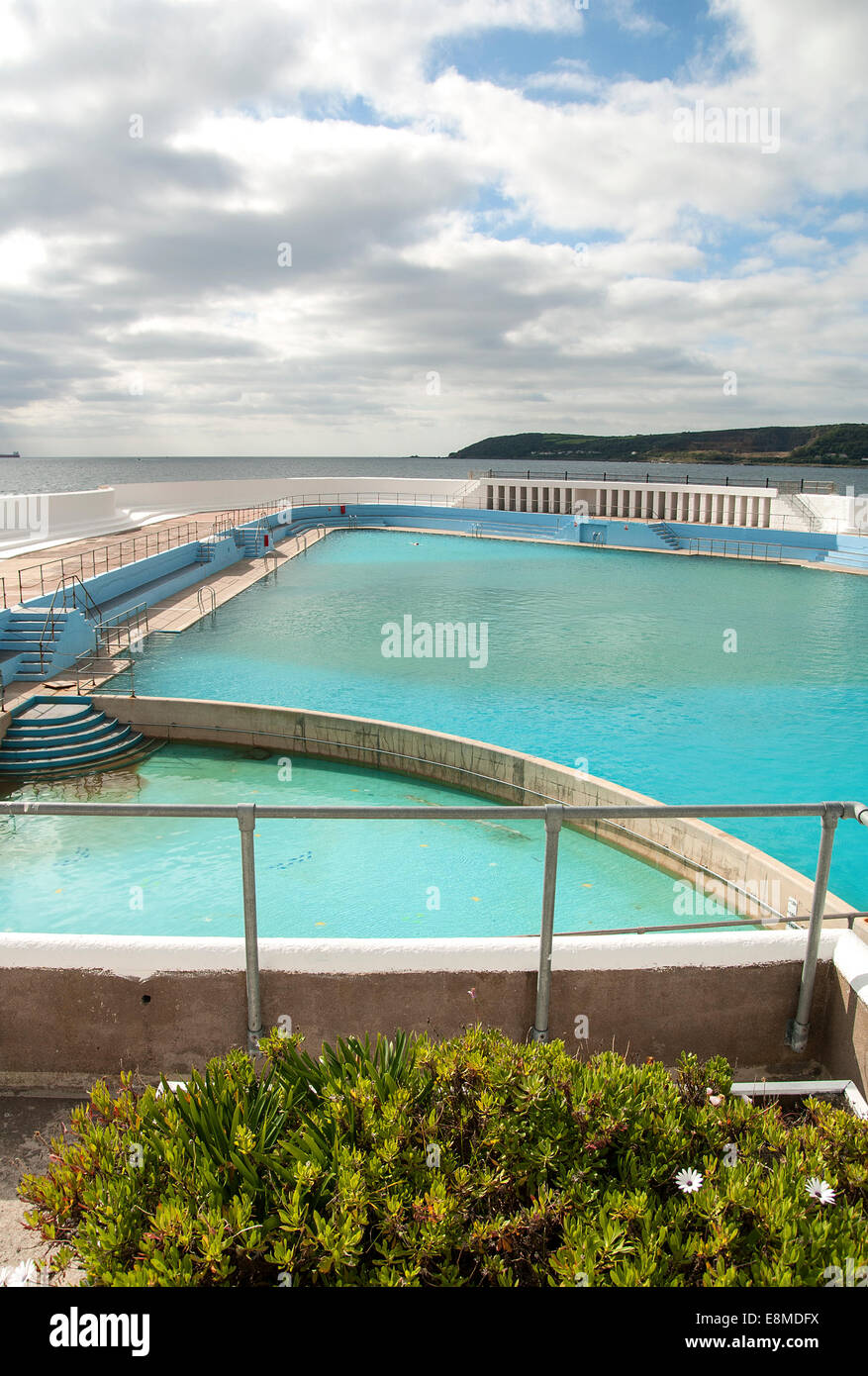 The Jubilee Pool lido in Penzance, Cornwall, UK Stock Photo