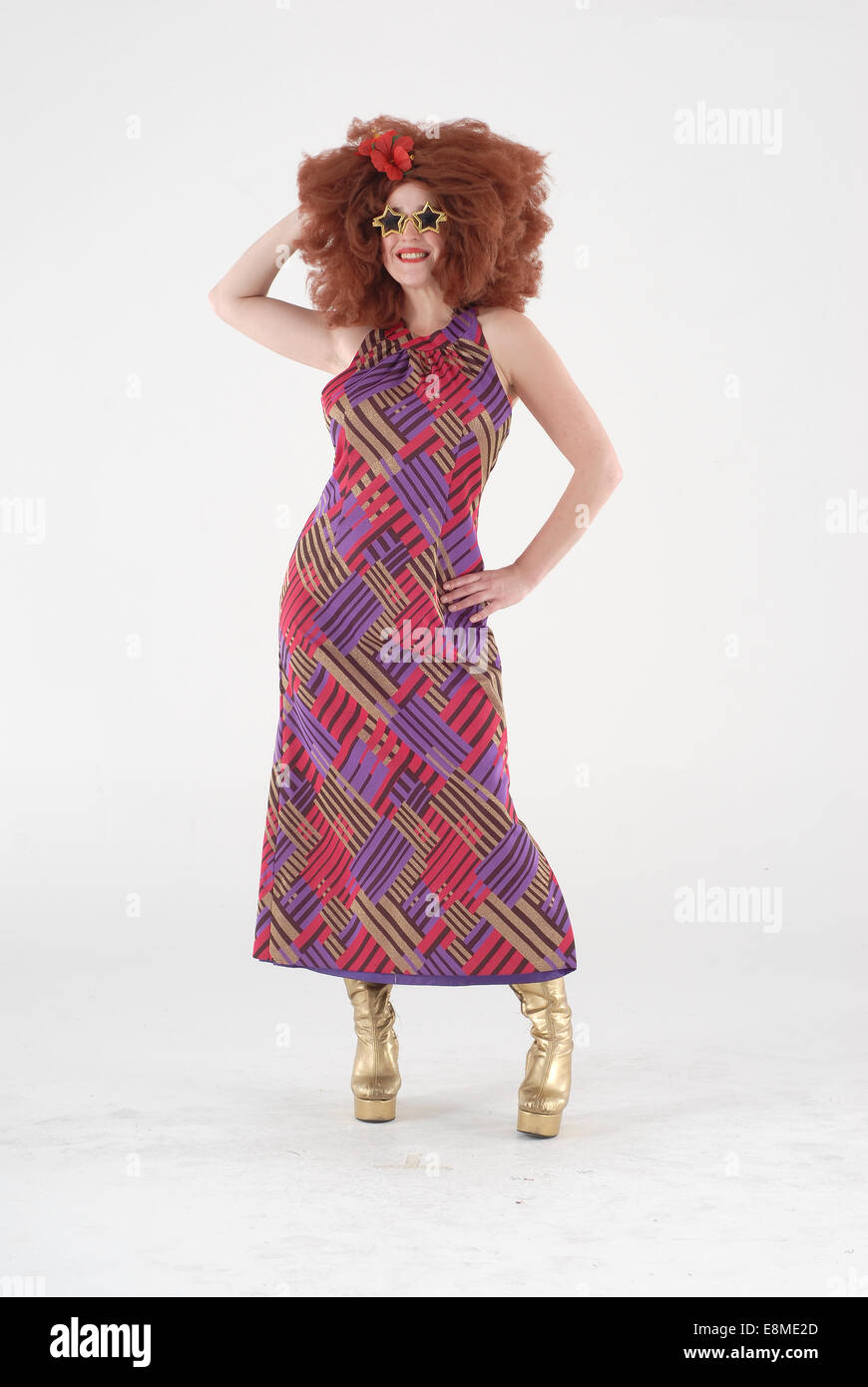 70s disco costume hi-res stock photography and images - Alamy