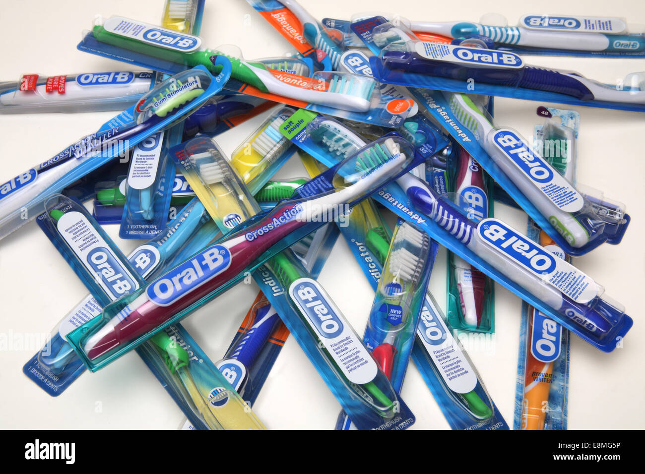 Packaged OralB Toothbrushes Stock Photo Alamy