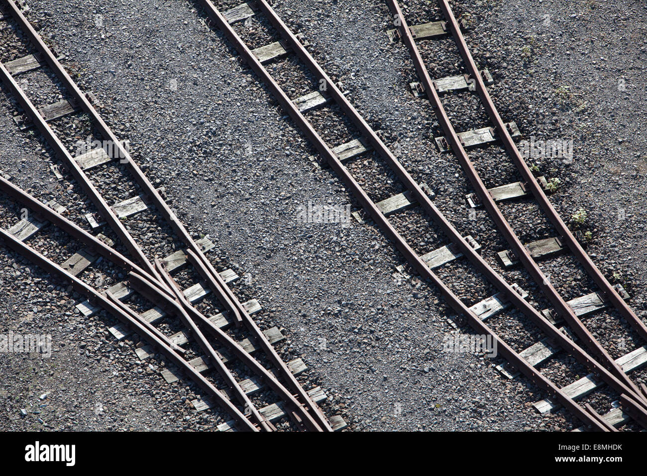Train tracks, Germany, Europe, Stock Photo