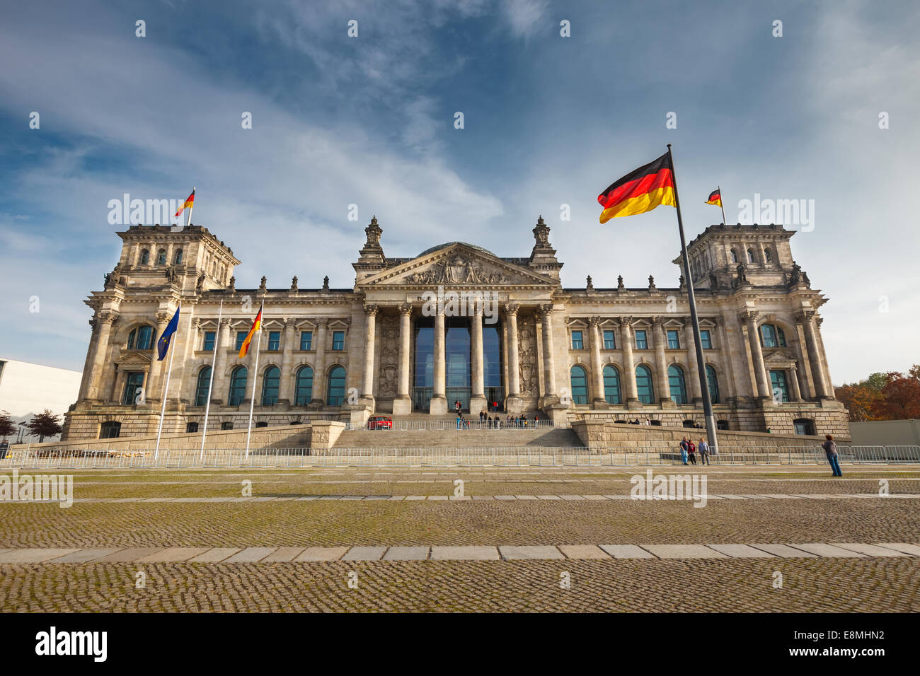 Reichstag in Berlin Stock Photo